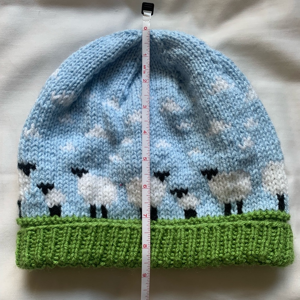 Handmade Knit Sheep Beanie - Picture 4 of 4